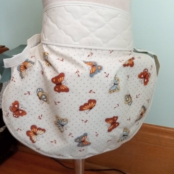 Butterfly Half Kitchen Wear Apron Baking Cooking Vintage Like New, Never Used - Picture 3 of 10